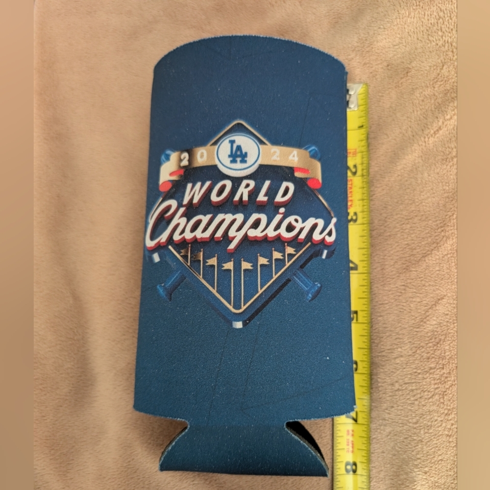 LA World Champions Bottle or Can Coozie Cooler